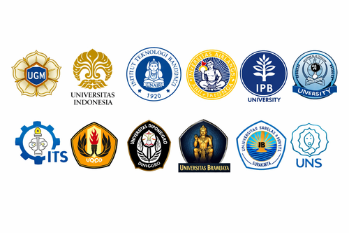 Top Indonesian university logos collection.png