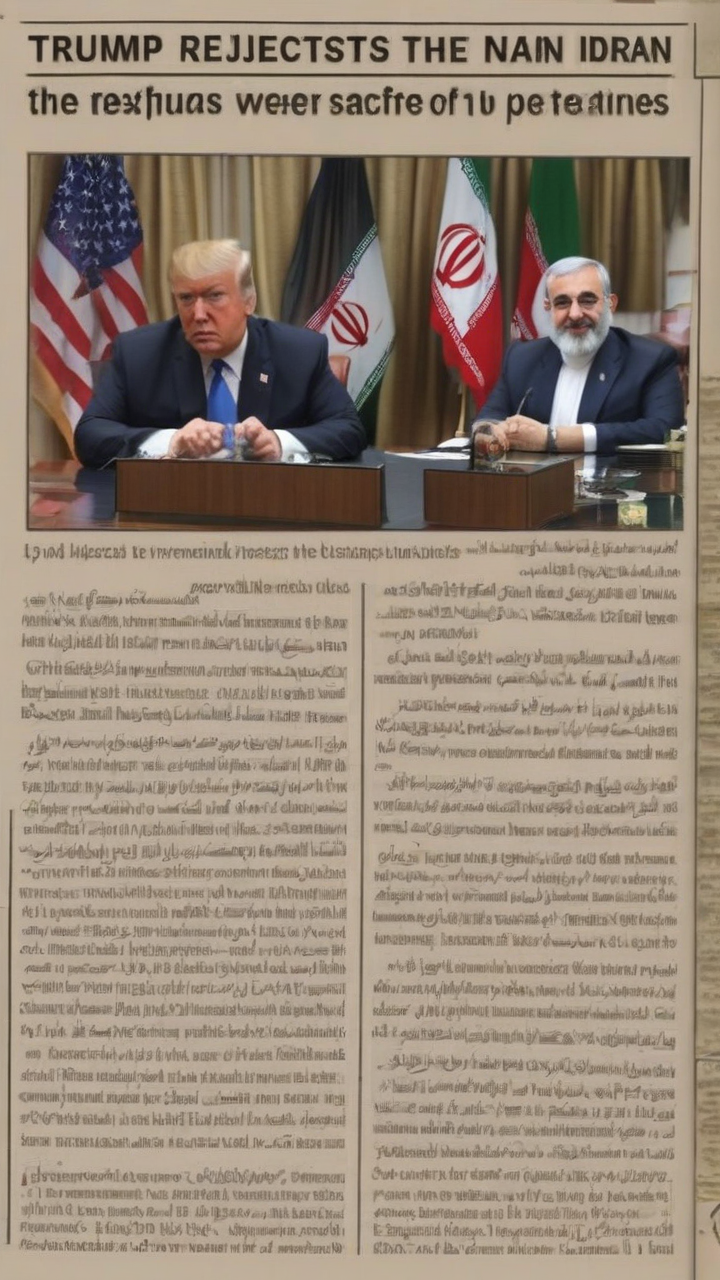 Trump rejects Iran peace terms, Tehran warns of new attacks