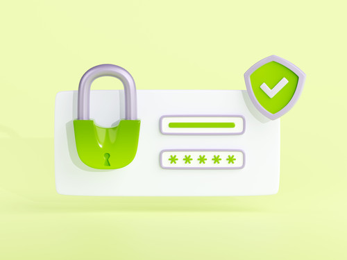 account verification with password 3d padlock.jpg