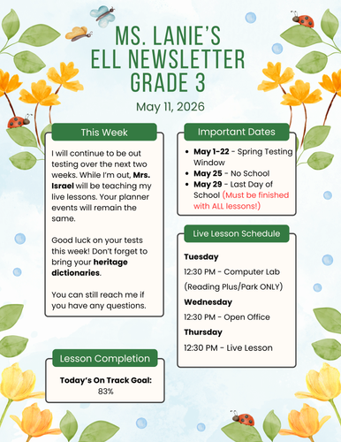 May 3rd Grade Monday Webmail.png