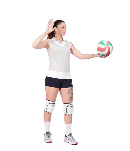 ginocchiere clash volley white.jpg