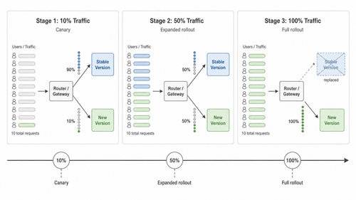 Canary deployment flow diagram.png