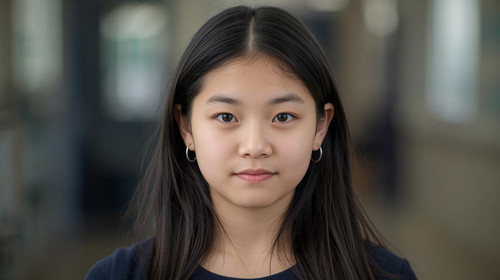 A 16 year old East Asian girl with long, straight dark hair, a square shaped face, and a neutral exp.jpg