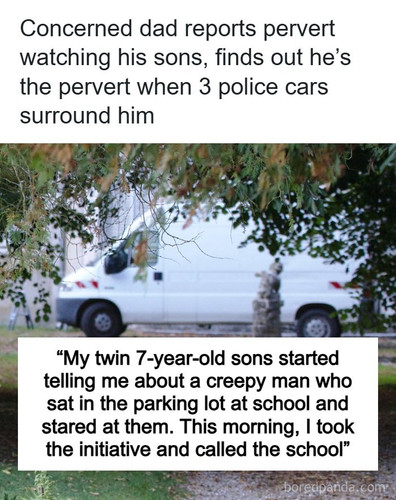 creepy man van school pervert reported nearly arrested himself.jpg