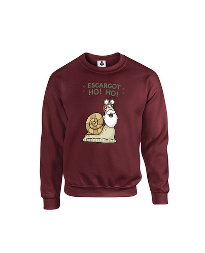 c649 escargot ho ho+Sweat Burgundy.jpg