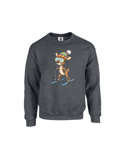 c651 ski reindeer+Sweat Dark Heather.jpg