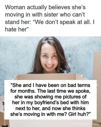 entitled sister no contact move in evict roommate.jpg