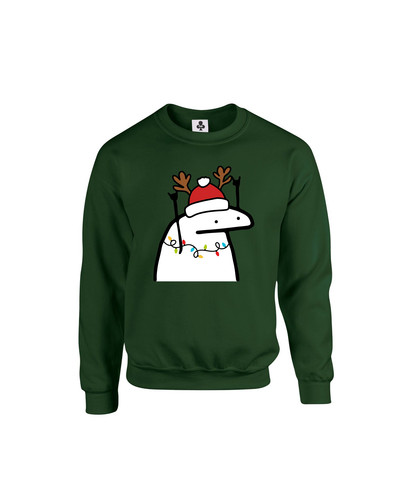 c654 doodle christmas stickman+Sweat Bottle Green.jpg