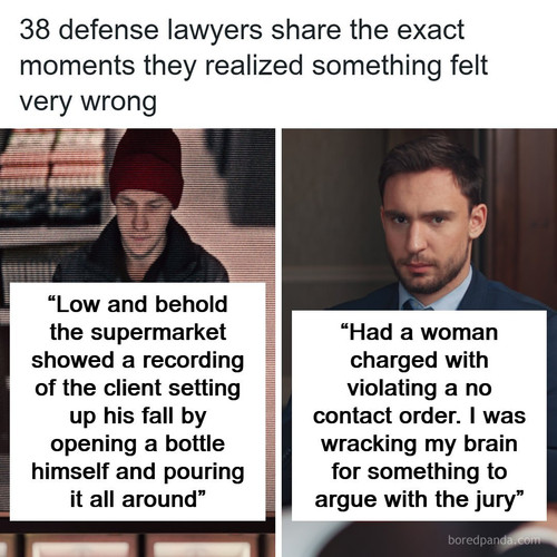 38 Defense Lawyers Share The Exact Moments They Realized Something Felt Very Wrong.jpg