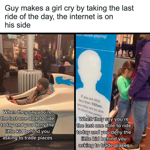 man not giving spot child racing tiktok.jpg