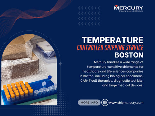 Temperature Controlled Shipping Service Boston doesn’t rely on a single solution. It combines insulated packaging, active cooling systems, and continuous monitoring to maintain stability.
Here’s the subtle reality most overlooktemperature control isn’t about keeping things “cold.” It’s about preventing fluctuation. Even brief deviations can create long-term damage that isn’t immediately visible.

Click here for more information:
https://www.shipmercury.com/location/temperature-controlled-shipping-boston

Address: 61 Batterymarch St 1st Floor, Boston, MA 02110, United States
Phone: +1-617-723-5205
Email: support@shipmercury.com

Find Us On Google Maps: https://maps.app.goo.gl/ndWwnbPQDhuksmoq8

Read Our Blog:
https://medium.com/@shipmercuryservice/about
https://shipmercury.wordpress.com
https://shipmercuryservice.mystrikingly.com

More Links:
https://heylink.me/shipmercury/
https://campsite.bio/shipmercury
https://disqus.com/by/shipmercuryma/about/
https://www.magcloud.com/user/shipmercury
https://gravatar.com/shipmercury