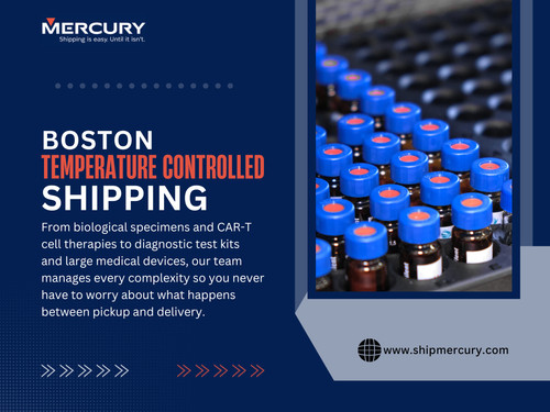 At first glance, temperature control sounds simplekeep products within a specific range. But in practice, Temperature Controlled Shipping Boston is about managing change, not just maintaining a number.

Boston Temperature Controlled Shipping uses layered systems to maintain control:

•	Insulated packaging to reduce external impact 
•	Active cooling or heating systems for precise regulation 
•	Real-time sensors tracking temperature changes 
•	Alerts triggered before thresholds are exceeded 

Most people don’t realize that maintaining integrity isn’t about reacting to problemsit’s about preventing fluctuations before they happen.

Click here for more information: https://www.shipmercury.com/location/temperature-controlled-shipping-boston

Address: 61 Batterymarch St 1st Floor, Boston, MA 02110, United States
Phone: +1-617-723-5205
Email: support@shipmercury.com

Find Us On Google Maps: https://maps.app.goo.gl/ndWwnbPQDhuksmoq8

Read Our Blog:
https://medium.com/@shipmercuryservice/about
https://shipmercury.wordpress.com
https://shipmercuryservice.mystrikingly.com

More Links:
https://heylink.me/shipmercury/
https://campsite.bio/shipmercury
https://disqus.com/by/shipmercuryma/about/
https://www.magcloud.com/user/shipmercury
https://gravatar.com/shipmercury