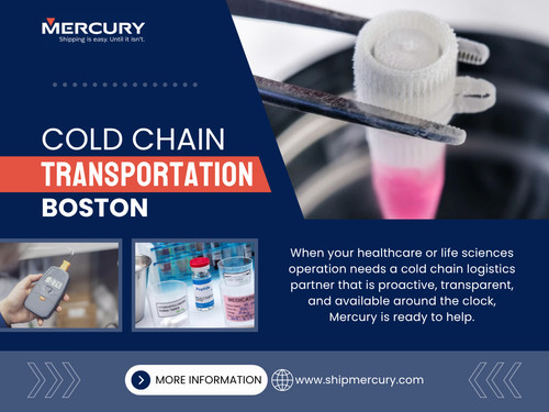 Movement is where control is most likely to break down. Cold Chain Transportation Boston focuses on ensuring that goods remain stable while navigating both city and regional routes. Boston presents a unique logistical challenge. Dense urban traffic, narrow delivery windows, and unpredictable conditions require a different approach compared to less congested areas.

Click here for more information: https://www.shipmercury.com/location/cold-chain-transportation-boston

Address: 61 Batterymarch St 1st Floor, Boston, MA 02110, United States
Phone: +1-617-723-5205
Email: support@shipmercury.com

Find Us On Google Maps: https://maps.app.goo.gl/ndWwnbPQDhuksmoq8

Read Our Blog:
https://medium.com/@shipmercuryservice/about
https://shipmercury.wordpress.com
https://shipmercuryservice.mystrikingly.com

More Links:
https://heylink.me/shipmercury/
https://campsite.bio/shipmercury
https://disqus.com/by/shipmercuryma/about/
https://www.magcloud.com/user/shipmercury
https://gravatar.com/shipmercury