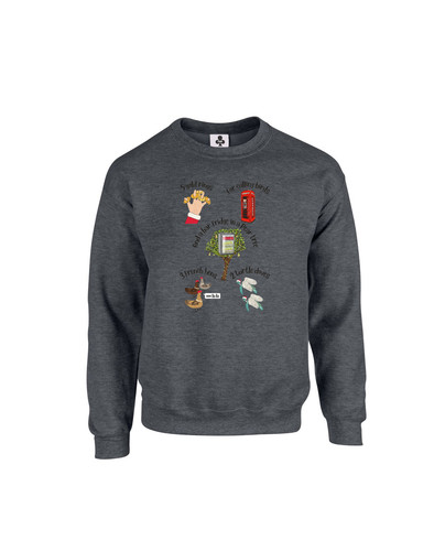 c656 12 days xmas joke+Sweat Dark Heather.jpg