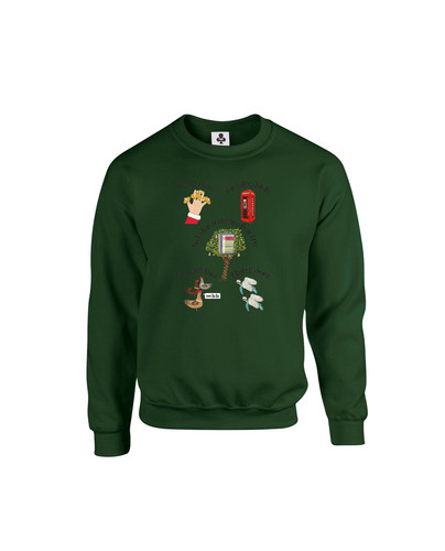 c656 12 days xmas joke+Sweat Bottle Green.jpg