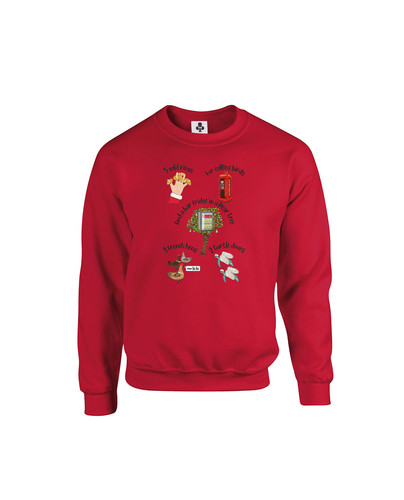 c656 12 days xmas joke+Sweat Red.jpg