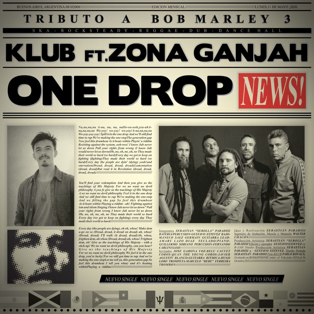 Klub, Zona Ganjah, Hugo Lobo - One Drop
