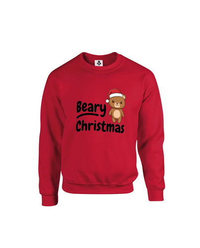 c643 beary christmas+Sweat Red.jpg