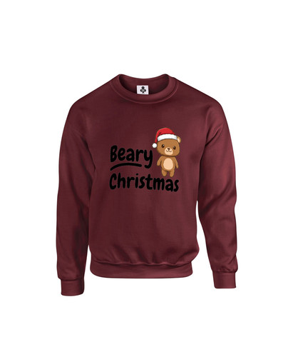 c643 beary christmas+Sweat Burgundy.jpg