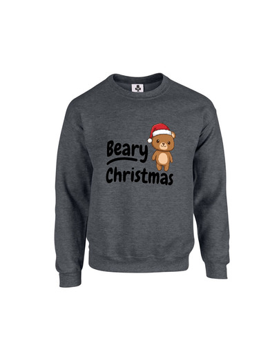 c643 beary christmas+Sweat Dark Heather.jpg