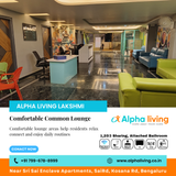 Shared spaces improve relaxation and social comfort.