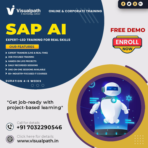 Visualpath provides a thorough SAP AI Training in Hyderabad via our dedicated virtual portal. We focus on technical doubt clarification so our global audience can solve complex configurations easily. Every session of the SAP AI Course Online is built for technical excellence. You will also gain immense value through our structured SAP AI Training curriculum. Reach your professional goals from home. Call +91-7032290546.
Visit: https://www.visualpath.in/sap-artificial-intelligence-training.html
Visit our Blog: https://visualpathblogs.com/sap-ai/