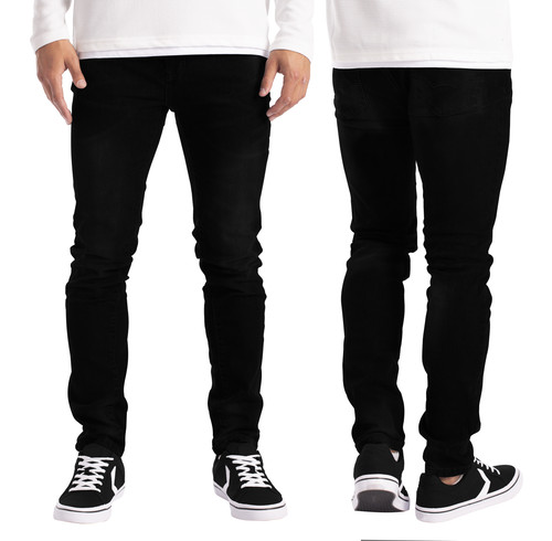 Mens Stretch Denim Jeans Slim Fit Pants.jpg