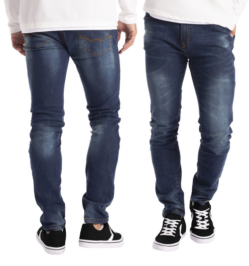 Mens Stretch Denim Jeans Slim Fit Pants.jpg