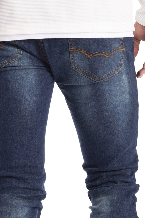 Mens Stretch Denim Jeans Slim Fit Pants.jpg