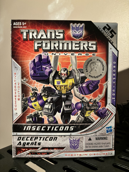 25TH ANNIVERSARY INSECTICONS SET NEW MISB $100.jpg