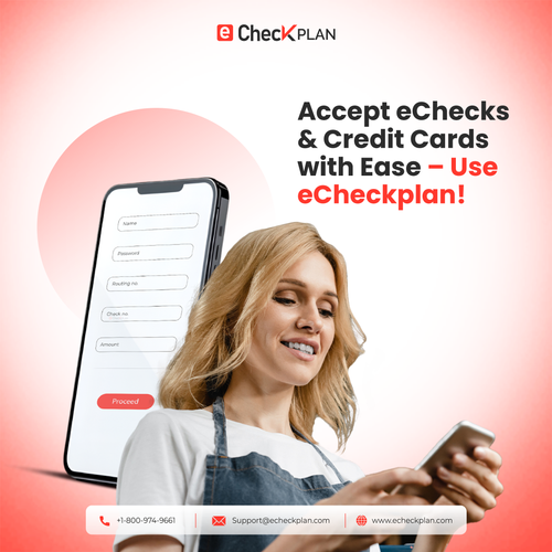 Accept eChecks & Credit Cards with Ease – Use eCheckplan! .png