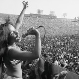 Chaka Khan at the Los Angeles Memorial Coliseum, June 1977, by Bruce Talamon.