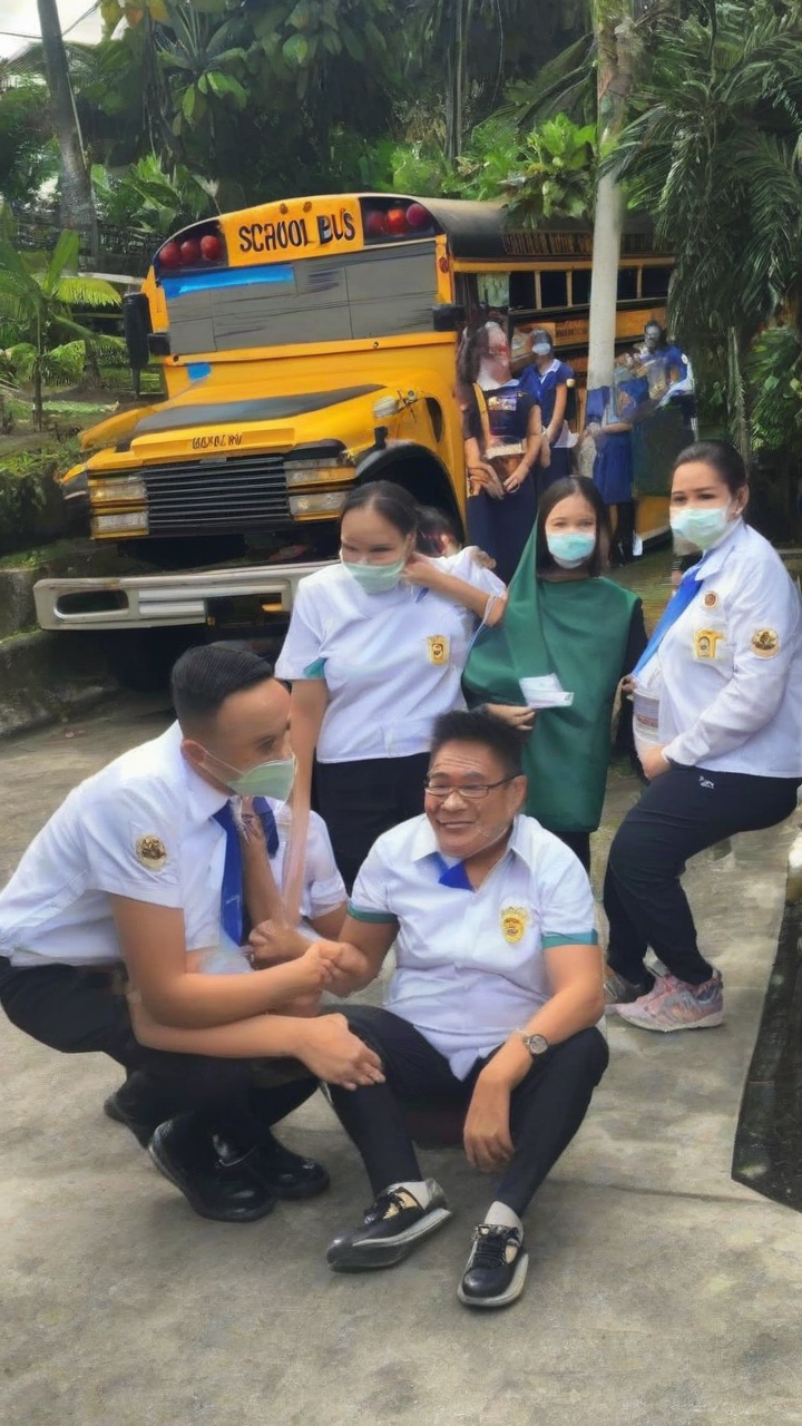 Viral Cavite school bus driver touched by nursing students’ birthday surprise