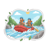 rafting illustration 10088867 1280
