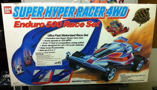 BANDAI SUPER HYPER RACE ENDURO 500 RACE SET NEW MIB $80.jpg