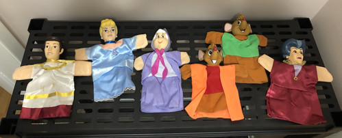 CINDERELLA PUPPET SET RARE MLC $120.jpg