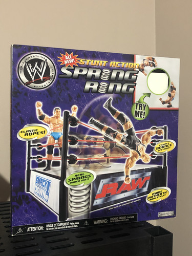 WWE JAKKS PACIFIC WWE SPRING RING NEW MISB $60.jpg
