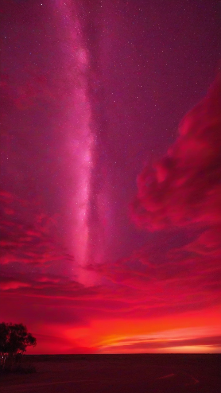 VIDEO Red skies over Western Australia