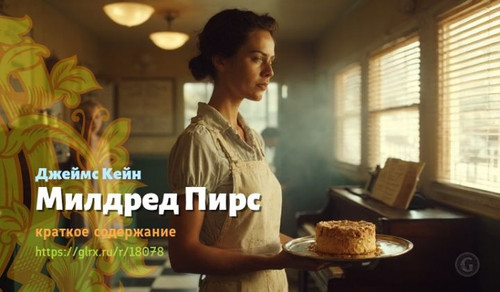 Читать краткий пересказ книги Джеймса Кейна «Милдред Пирс». Милдред Пирс, Кейн, краткое содержание Д.jpg