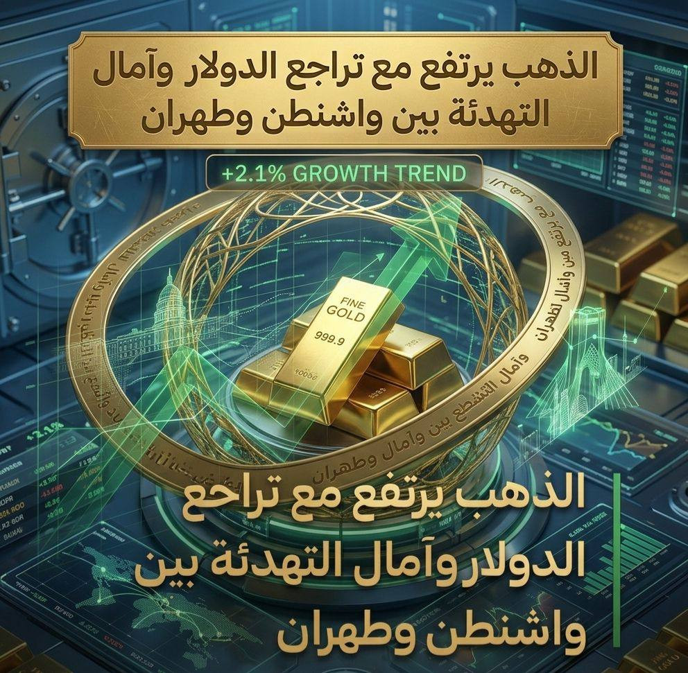 الذهب يعاود الارتفاع وسط تراجع التوترات الجيوسياسية
شهدت أسعار الذهب انتعاشًا في تعاملات اليوم، مستعيدةً توازنها بعد تراجعها في الجلسة السابقة إلى أدن...