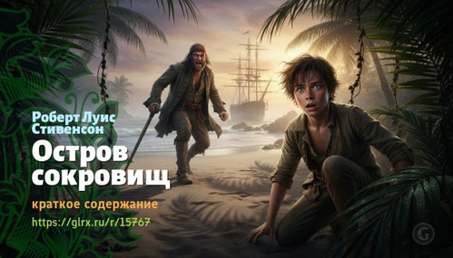 Читать краткий пересказ романа Стивенсона «Остров сокровищ». Остров сокровищ, краткое содержание Роб.jpg