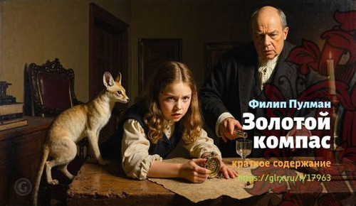 Читать краткий пересказ книги Филипа Пулмана «Золотой компас». Золотой компас, Пулман, краткое содер.jpg