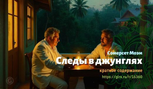 Читать краткий пересказ рассказа Уильяма Сомерсета Моэма «Следы в джунглях». Следы в джунглях, Сомер.jpg