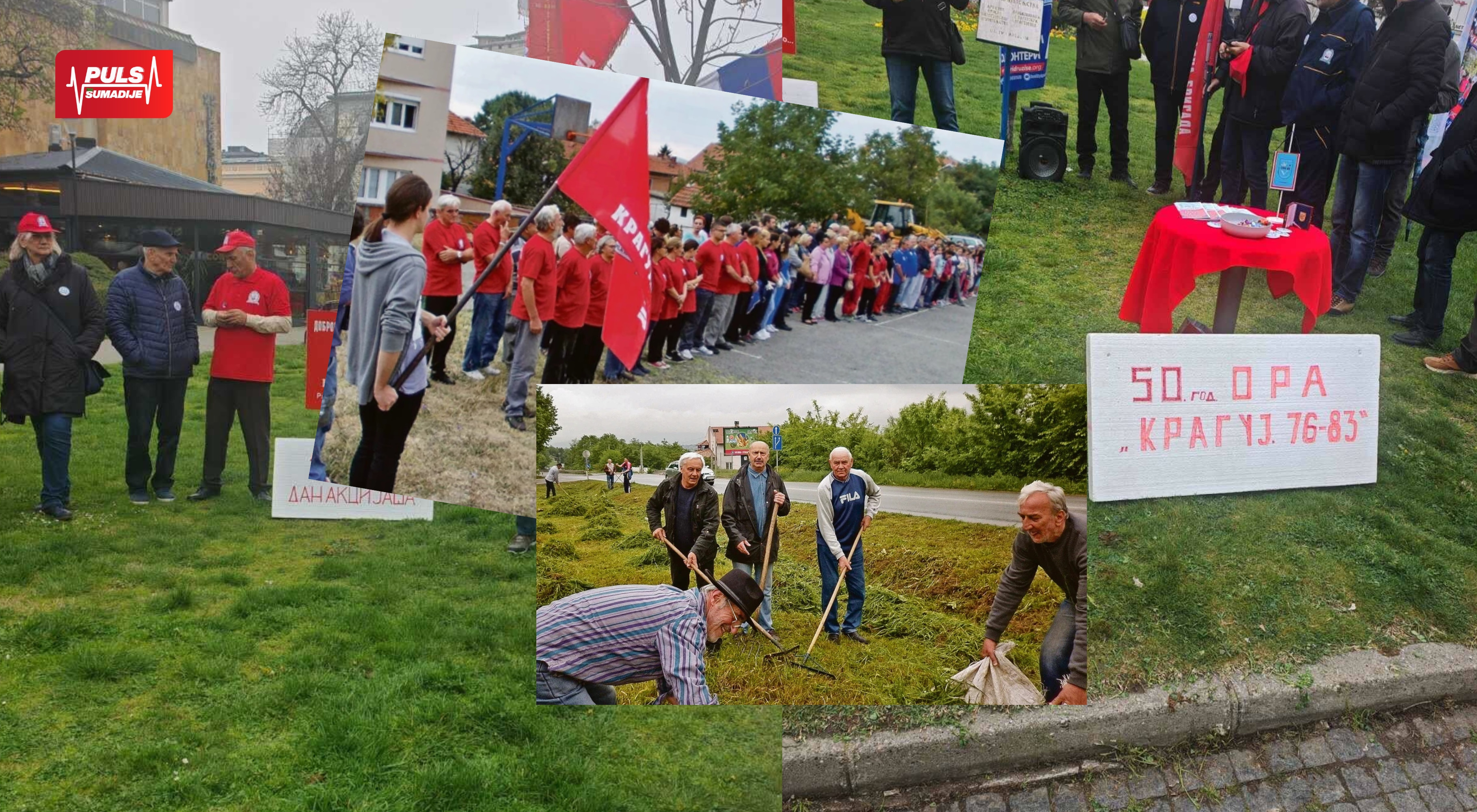 KRAGUJEVAC JE DOKAZ DA RADNE AKCIJE I DALJE ŽIVE: Dobrovoljna radna brigada obeležila Dan akcijaša i dobrovoljnog rada!