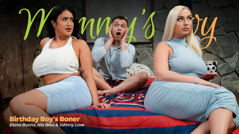 [MommysBoy/ AdultTime] Elana Bunnz, Nia Bleu – Birthday Boy’s Boner