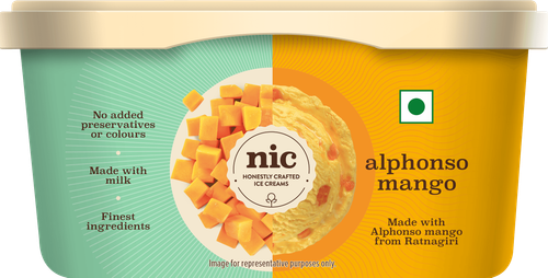 Premium Alphonso Mango Ice Cream | NIC Ice Creams.png
