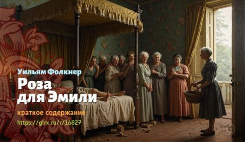 Читать краткий пересказ книги Уильяма Фолкнера «Роза для Эмили». Роза для Эмили, Фолкнер, краткое со.jpg