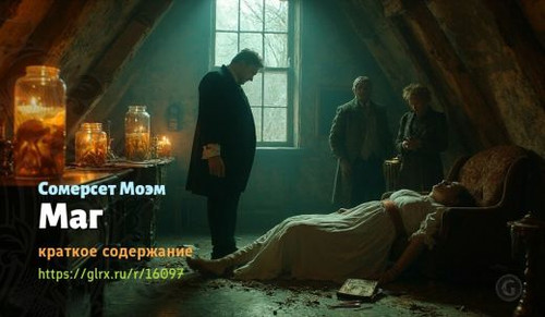 Читать краткий пересказ романа Уильяма Сомерсета Моэма «Маг». Маг, Моэм, краткое содержание Сомерсет.jpg
