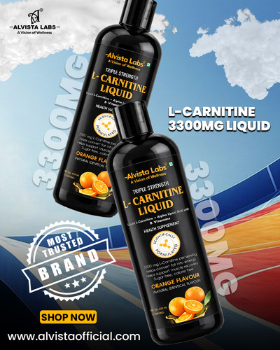 Alvista L Carnitine Liquid 3300mg Fat Metabolism & Energy Booster Supplement.jpg