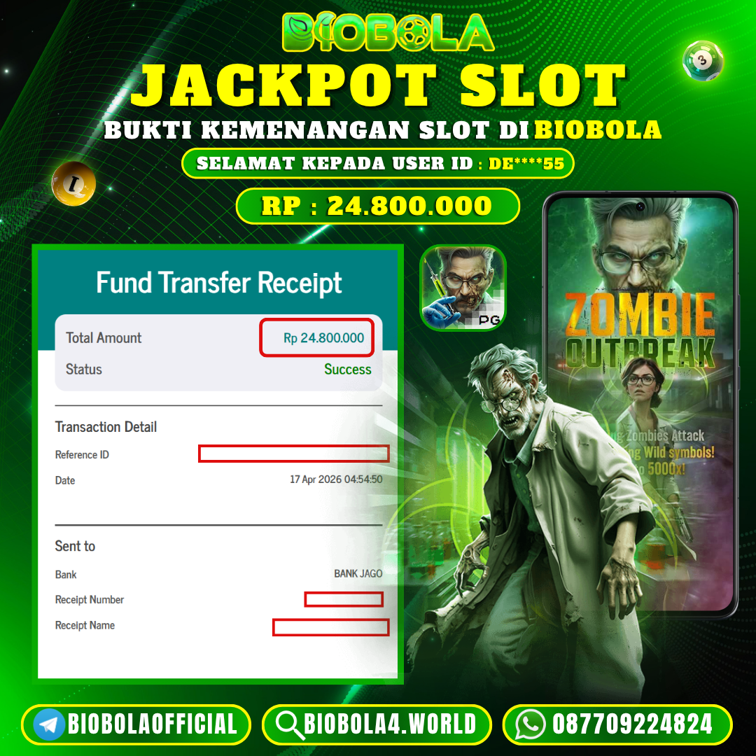 JP ZOMBIE OUTBREAK PG SOFT 24 JT BIOBOLA DI BAYAR LUNAS !!